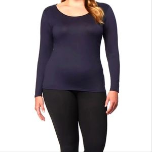 Nwt WOMEN'S LIGHTWEIGHT BASELAYER SCOOP TOP Size XL